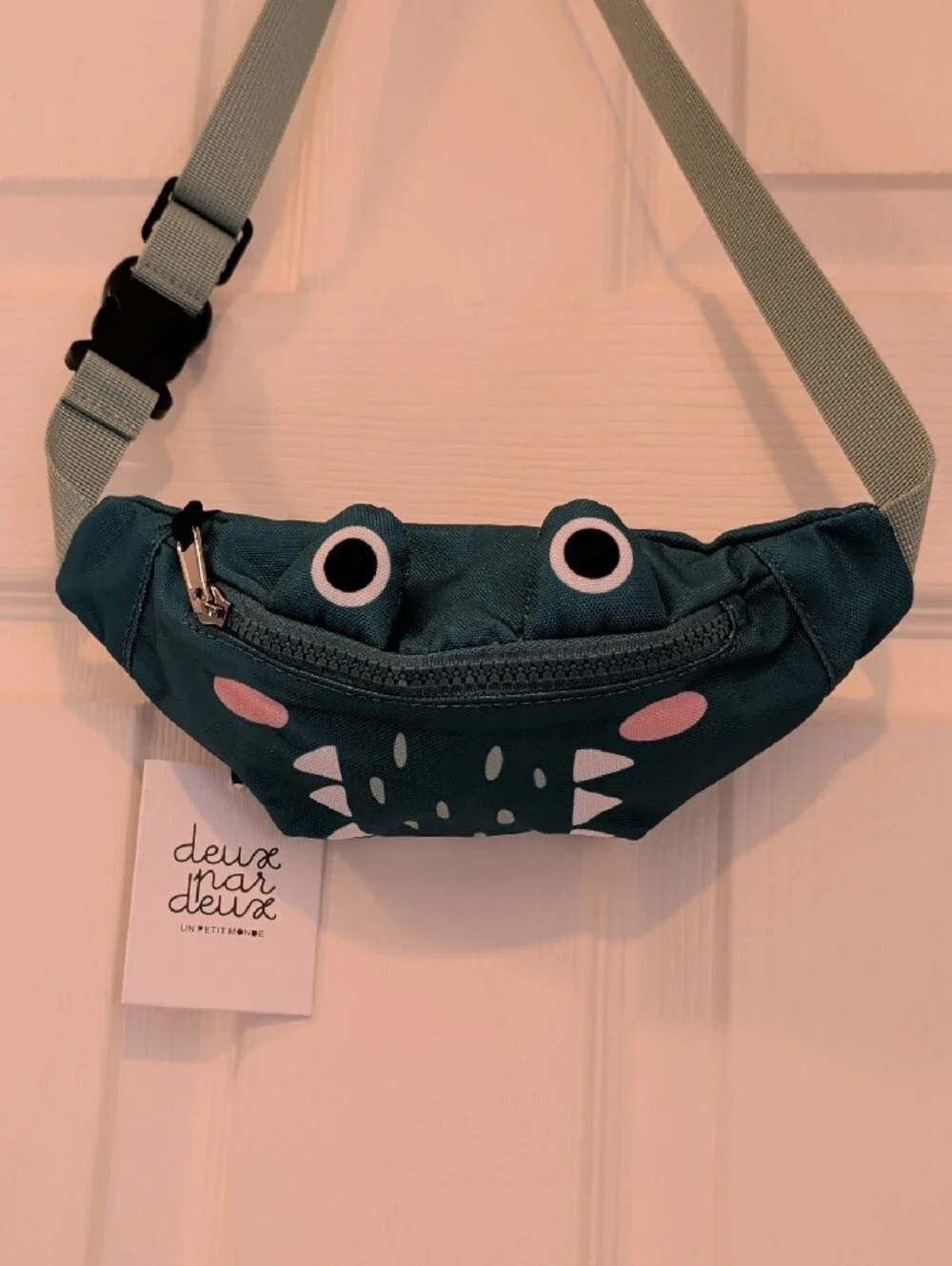 Deux par Deux Boy Playful Crocodile Fanny Pack New with Tags